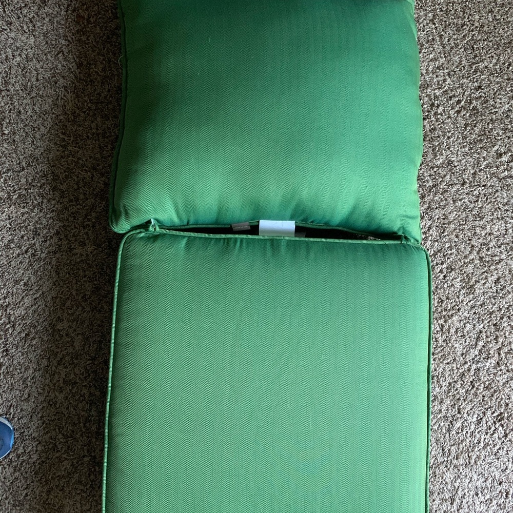 Deep seat cushions for conversation patio set